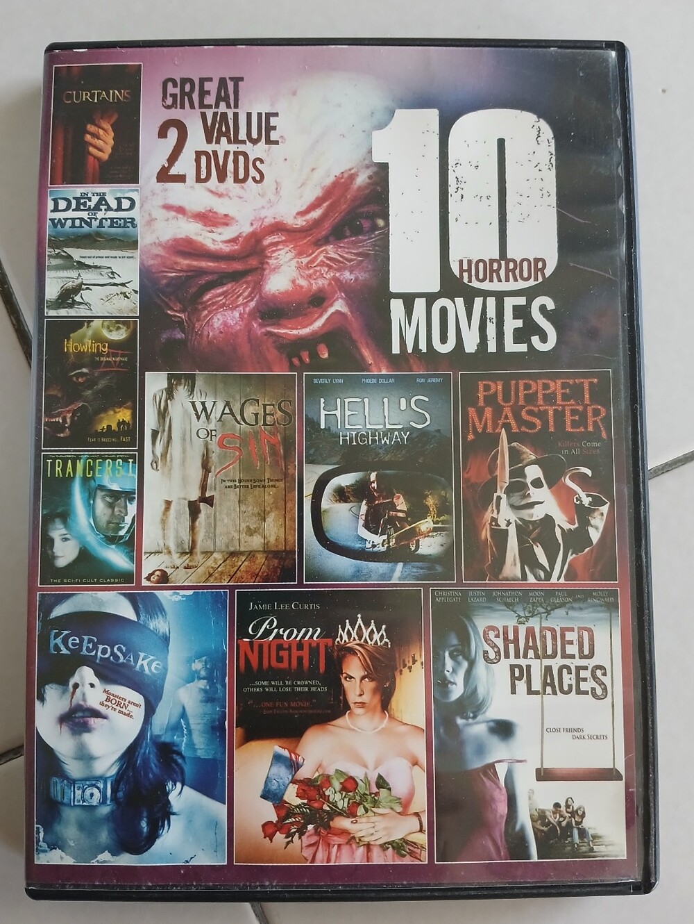 10 Horror Movies 2-Disc DVD.